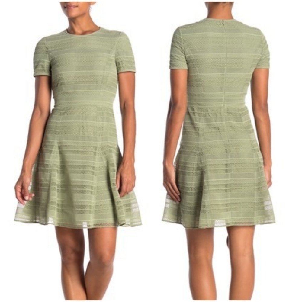 Burberry Crochet Fit and Flare Dress